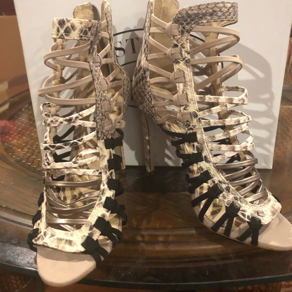 STEVE MADDEN SLEIK NATURAL MULTI - Picture 2 of 2